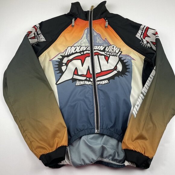 Canari Convertible Cycling Jacket Men’s Medium Zip Off Sleeves Graphics - Picture 1 of 12